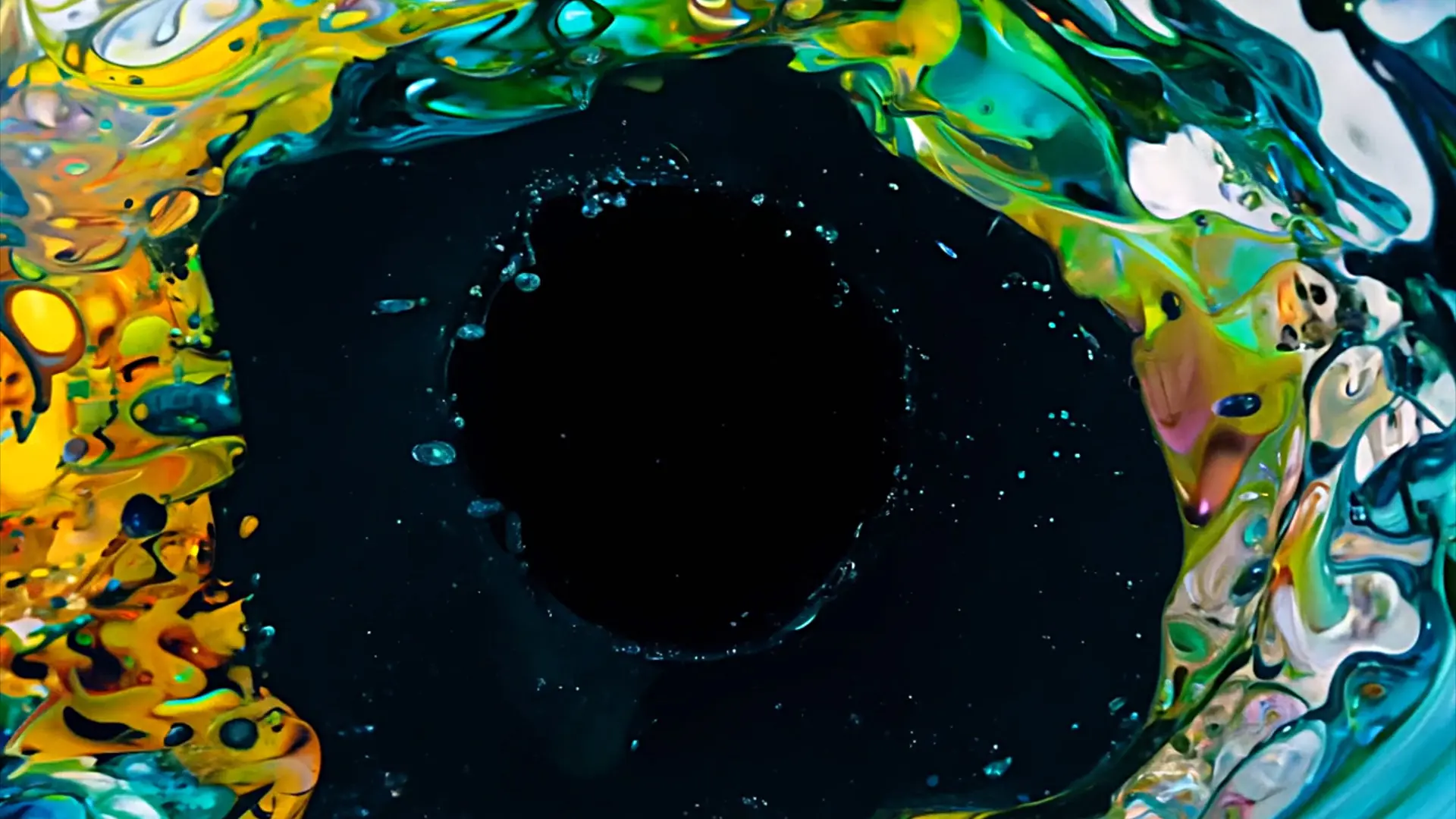 Swirling Aqua Vortex Background for Dynamic Logo Animation